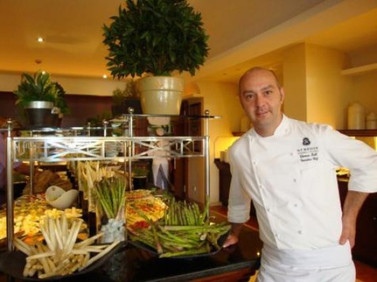 Thomas Kahl, chef of the restaurant Es Fum Hotel St. Regis Mardavall winning a Michelin star.