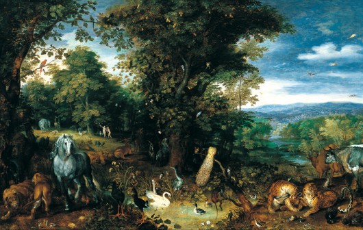 Jan Brueghel I  The Garden of Eden ca. 1610-1612