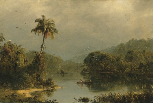 Frederic Edwin Church  Tropical Landscape c. 1855