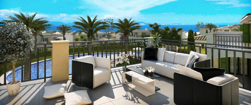 Nya lägenheter med terrass Bahía Sant Pere