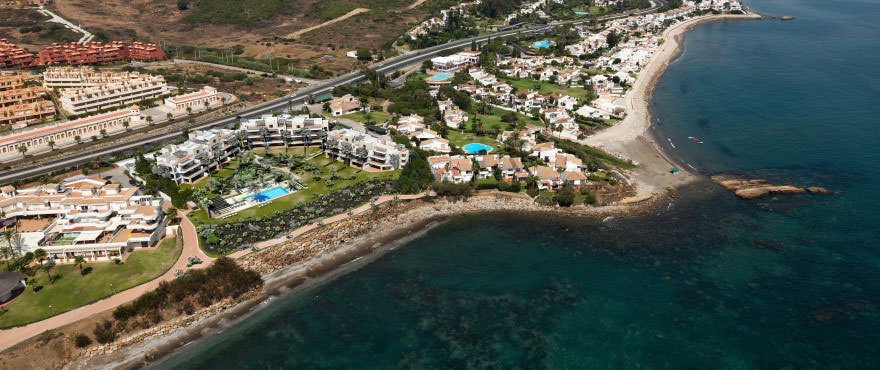 The beautiful bay in Estepona, Malaga