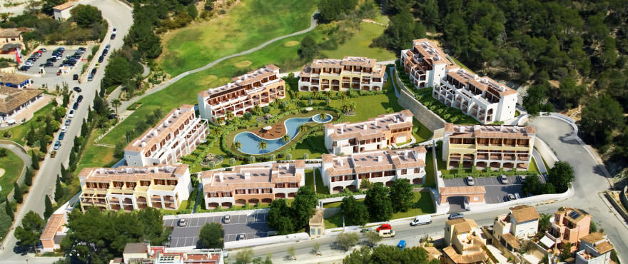 Beautiful sea views from townhouse for sale in Andratx, Mallorca