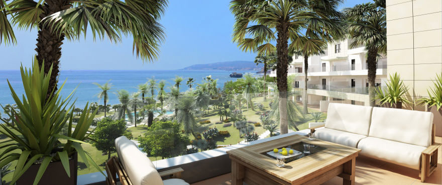 Horizon Beach, Estepona, apartaments for sale with terraces and sea views. Costa Sol