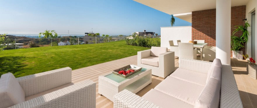 Avalon apartments for sale in Costa del Sol: Terrace with panoramic views