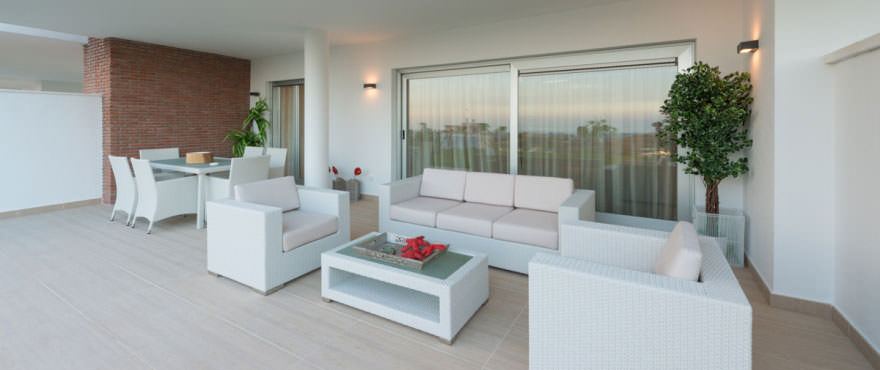 Avalon apartments for sale in Costa del Sol: Terrace with panoramic views