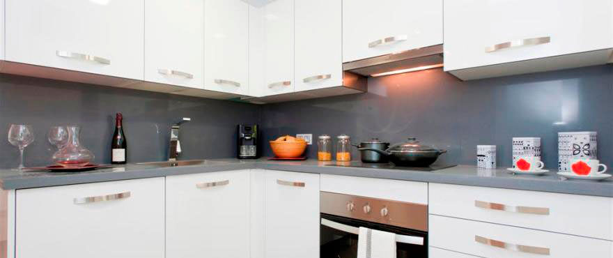 Luminous open kitchen in apartments in Aires de Pollensa for sale