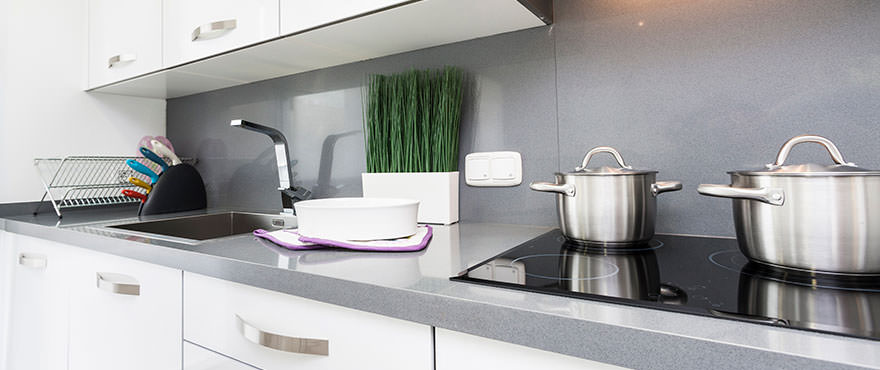 Luminous open kitchen in apartments in Aires de Pollensa for sale