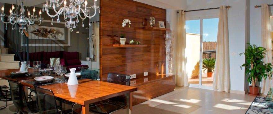 New houses for sale in Calpe, Taylor Wimpey’s private residential Montesol: Dining room