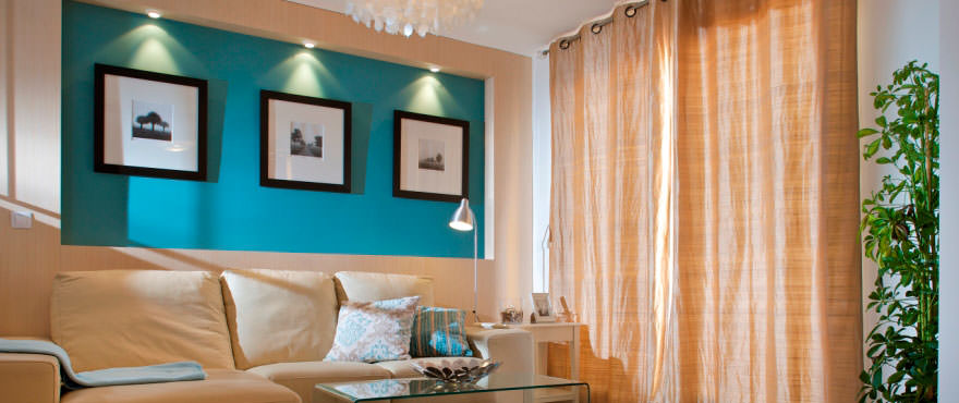 Living room, Townhouses for sale, townhouses in Calpe, Costa Blanca, 3 bedrooms, private garden, communal swimming pool and gardens
