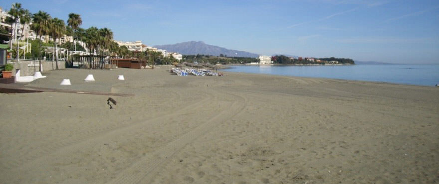 Zandstranden bij Horizon Beach