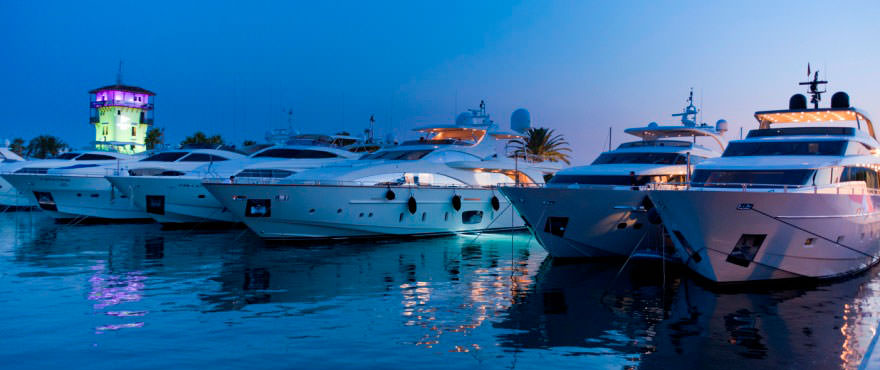 Der Hafen bei Nacht, Santa Ponsa, Calvia
