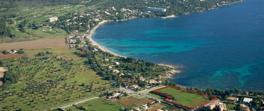 utsikt från Costa Beach lägenheter och radhus i Mallorca