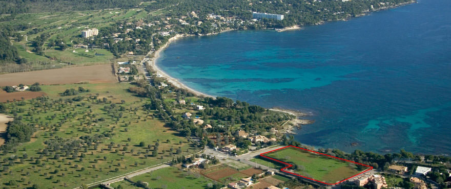 Vista Aerea de Costa Beach, Port Vell Mallorca