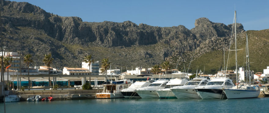 Puerto Pollensa, situated in the North of Mallorca