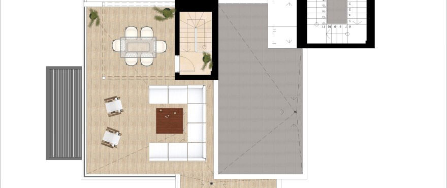 Avalon apartments for sale in Costa del Sol: Solarium, 3 bedroom apartment