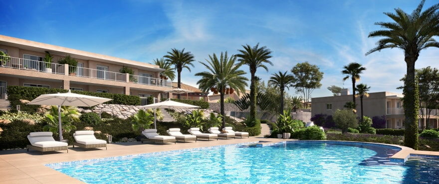 Nuevos exclusivos apartamentos con piscina comunitaria en Mallorca