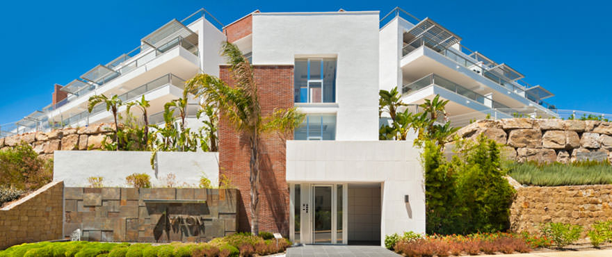 Avalon apartments for sale in Costa del Sol: Entrance