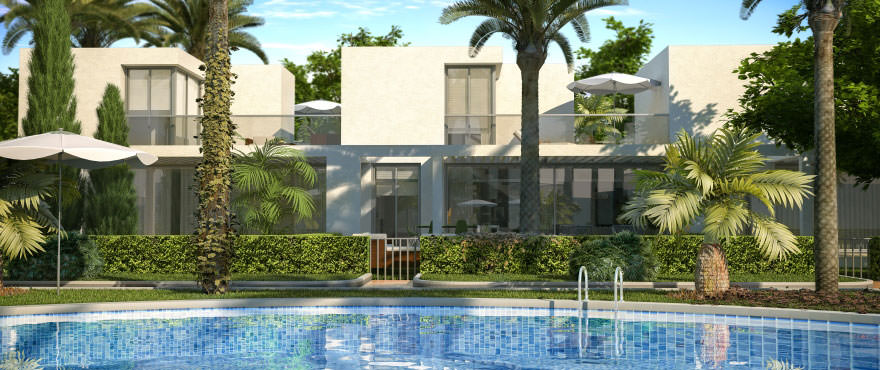 Reihenhaus des Wohnkomplexes La Vila Paradis, Costa Blanca