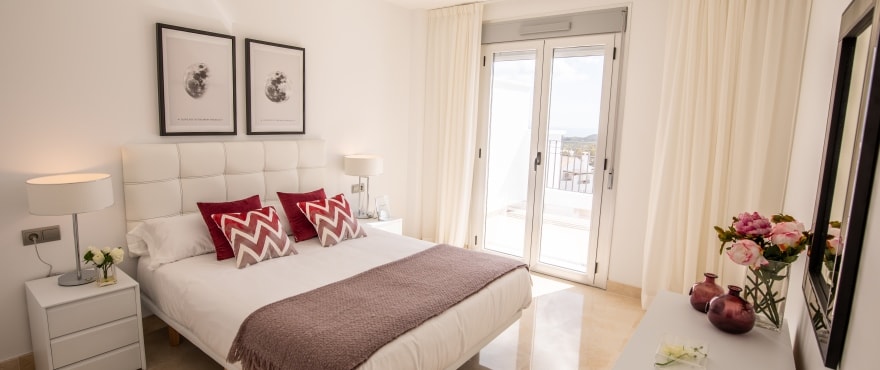 Bedroom, Apartments for sale, apartments in Costa del Sol, Marbella, Elviria, 2 and 3 bedrooms