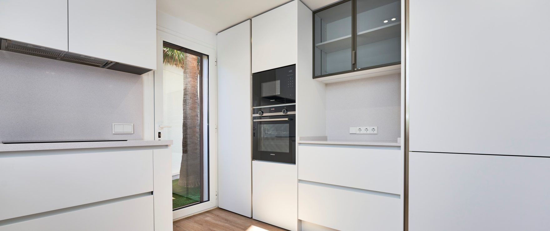 Spacious kitchen of the new villa in Santa Ponsa
