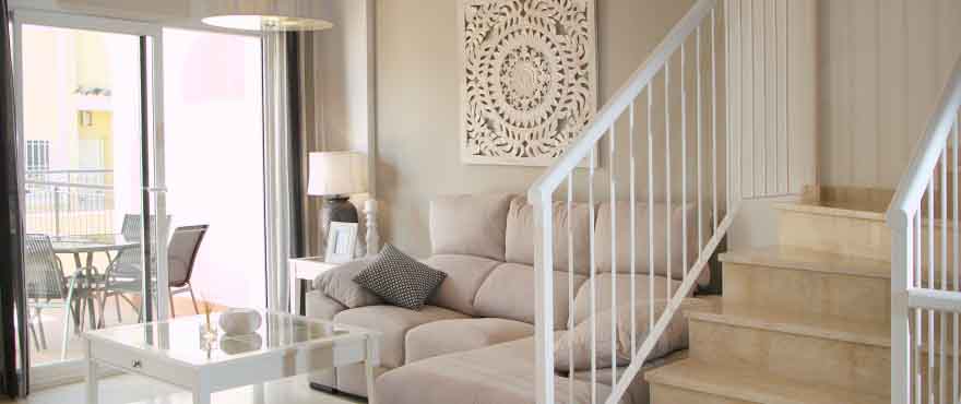 New houses for sale in Calpe, Taylor Wimpey’s private residential Montesol: Living room