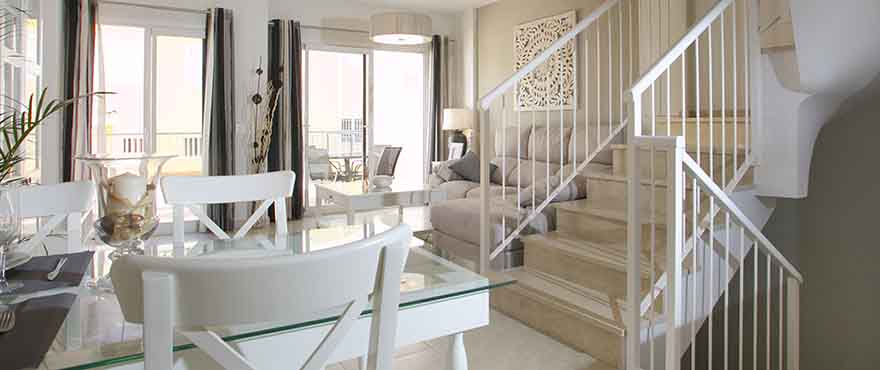 New houses for sale in Calpe, Taylor Wimpey’s private residential Montesol: Living room