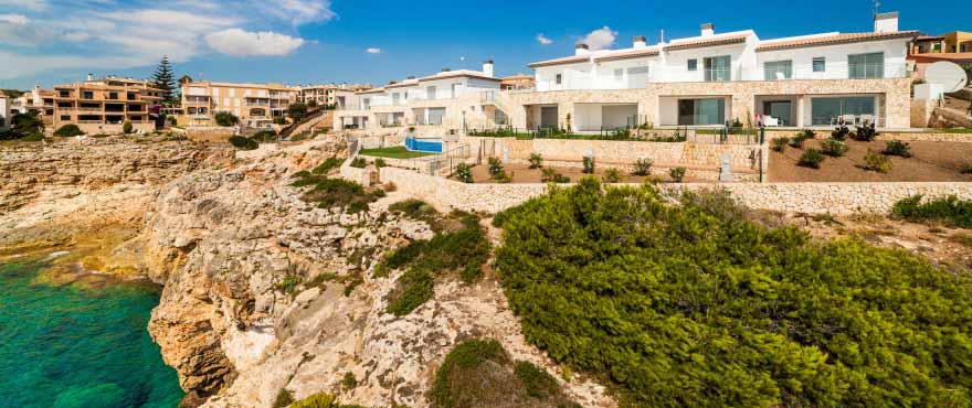 Terrace in ground floor apartment in Cala Magrana Mar