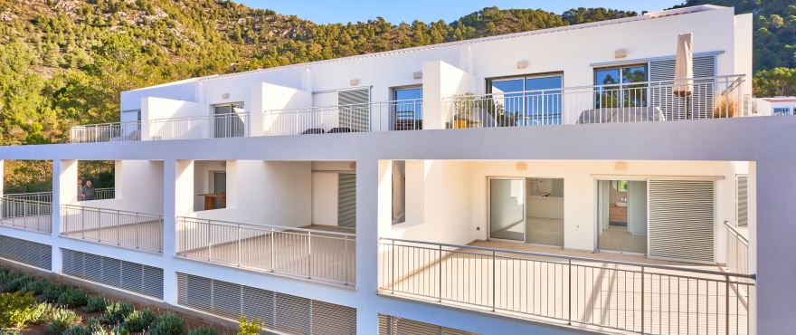 New apartments with large terraces in Canyamel