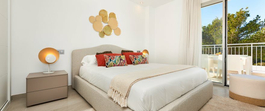 Bright bedroom with views at Canyamel Pins