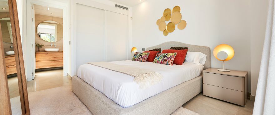 Bright bedroom with views at Canyamel Pins
