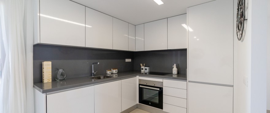 Luminous kitchen at Panorama Mar