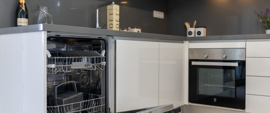 Luminous kitchen at Panorama Mar