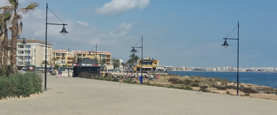 Beach in Punta Prima, Torrevieja, Alicante