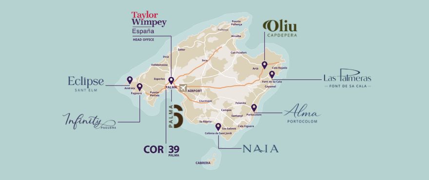 Taylor Wimpey Spain: Neue hochwertige Immobilien auf Mallorca. Taylor Wimpey Spain: Neue hochwertige Immobilien auf Mallorca.