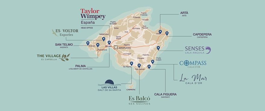 Koopwoningen Taylor Wimpey in Mallorca