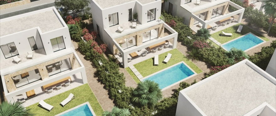 New build villa with private pool and garden for sale, Majorca