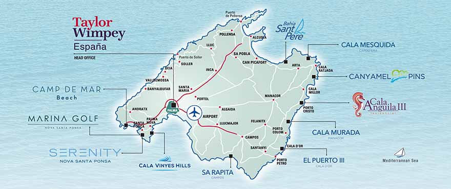 Sa Rapita Mallorca Karte | Kleve Landkarte