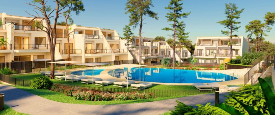 Aqua, Neubau-Apartments mit 2 oder 3 Schlafzimmern in Moraira, direkt am Strand Playa de la Ampolla