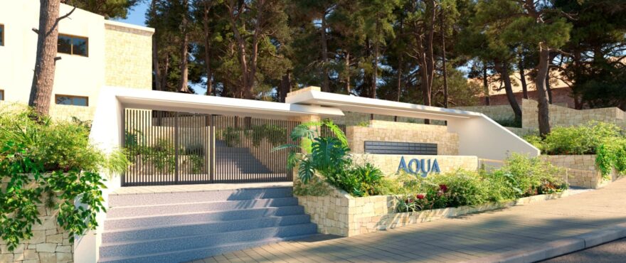 Aqua, new residential with communal gardens in Moraira