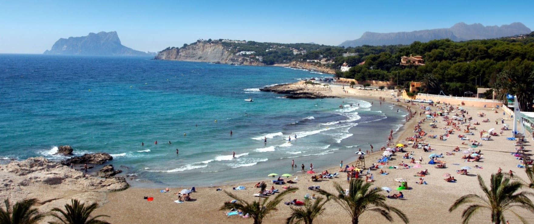 Vue panoramique sur Moraira, Costa Blanca Vue panoramique sur Moraira, Costa Blanca