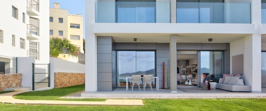Sunset Ibiza, nieuwe appartementen met grote terrassen en uitzicht op de zee