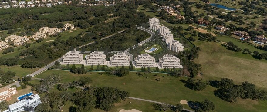 Emerald Greens, Apartments for sale, San Roque Club, Cadiz. Panoramic view