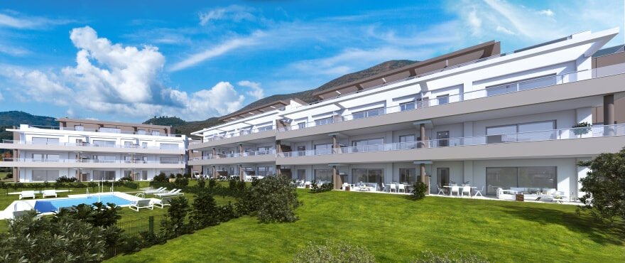 Sun Valley : Appartements en vente avec piscine commune à La Cala Golf Resort