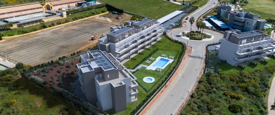 Sun Valley : Appartements en vente avec piscine commune à La Cala Golf Resort