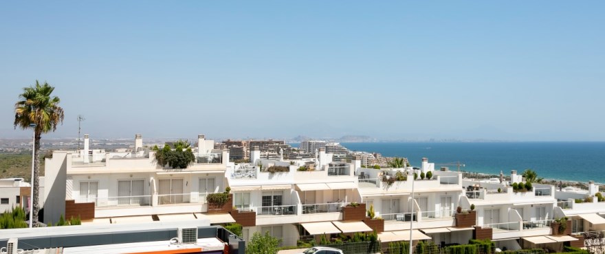 Panoramic views of the new homes Iconic, Gran Alacant, Costa Blanca