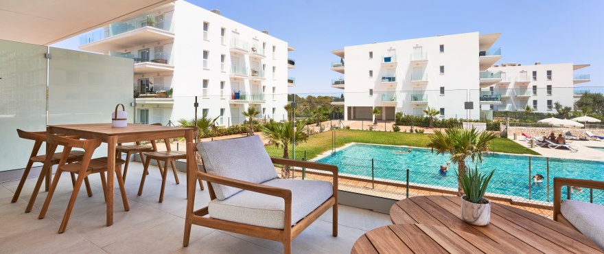 Compass Apartmentterrasse, Cala d'Or, Mallorca