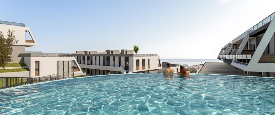 Appartements en vente avec piscine et jardin communs à Gran Alacant