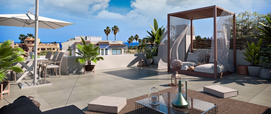 Port Blau, Nuevos apartamentos con terrazas en solárium