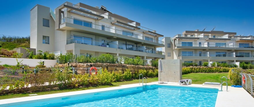 Harmony: Lägenheter till salu med gemensam pool i La Cala Golf Resort