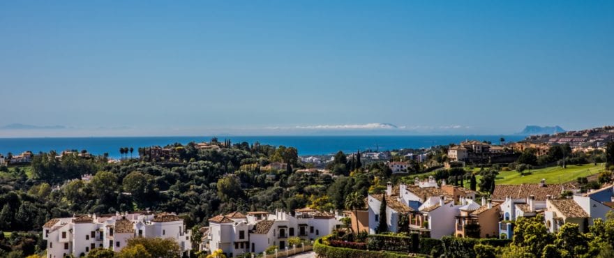 Spectacular golf and sea views from Botanic, exclusive 3 bedroom apartments in Benahavis, Marbella, Costa del Sol by Taylor Wimpey Spain